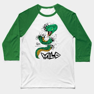 WILD Snake Baseball T-Shirt